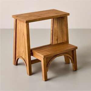 Arch Step Stool Aged Oak - Hearth & Hand™ with Magnolia